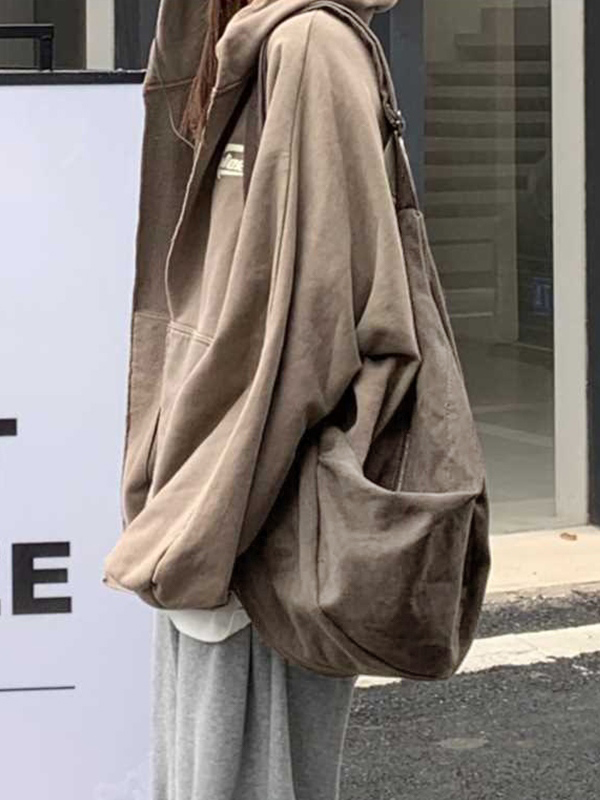 Bolso bandolera de lona vintage de gran capacidad-3