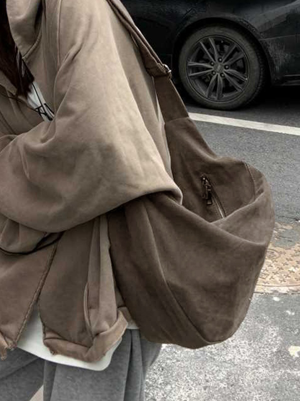 Bolso bandolera de lona vintage de gran capacidad-4