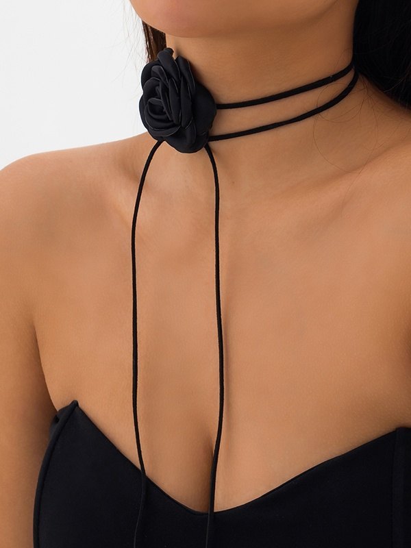 Collar de rosas hecho a mano personalizado-2