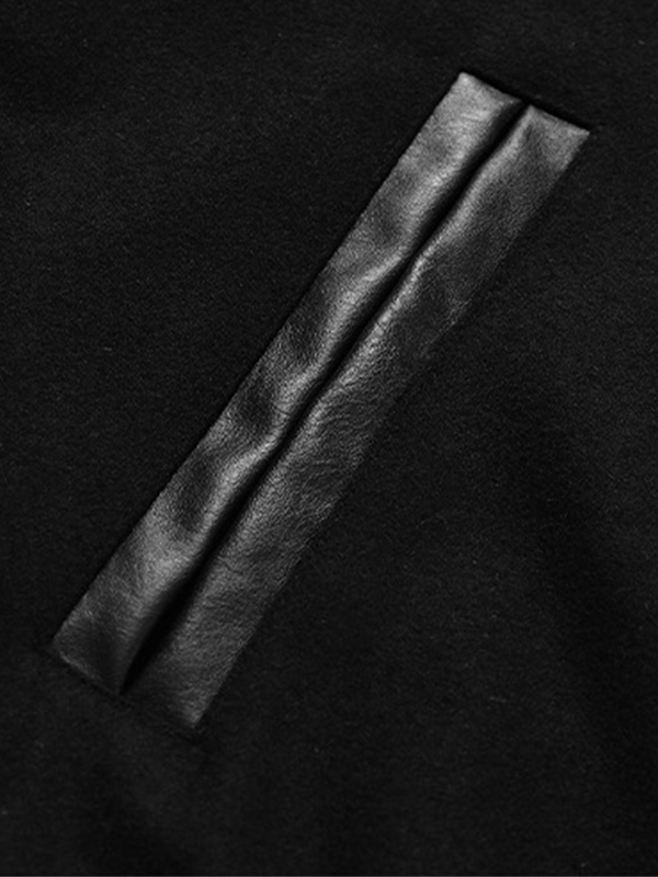 Chaqueta universitaria con bordado de toalla para hombre-2