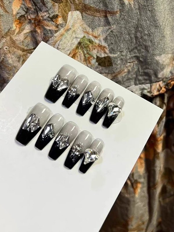 24 piezas de diamantes de imitación galácticos para embellecer las uñas.-5