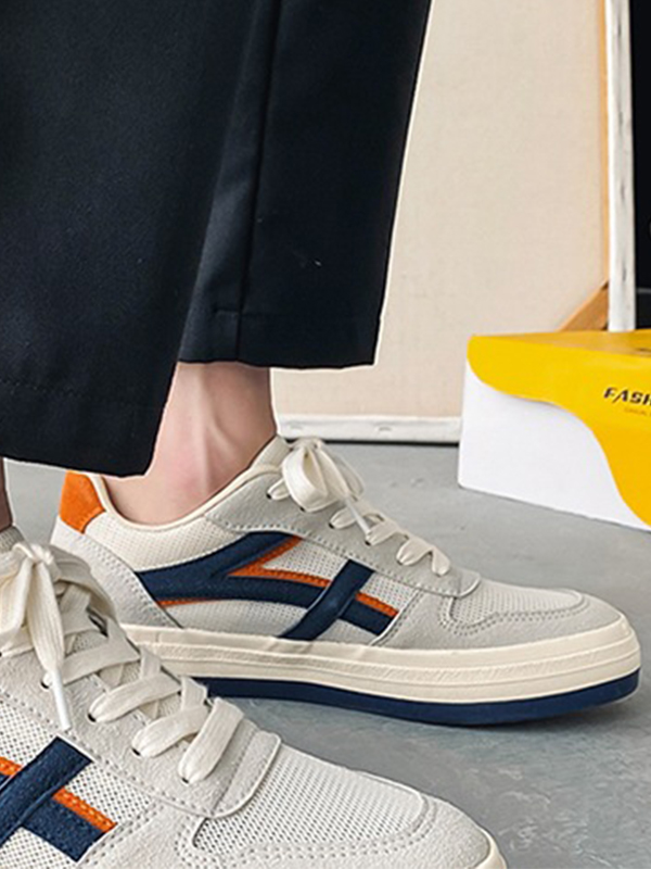 Zapatillas casuales transpirables de malla para hombre-4