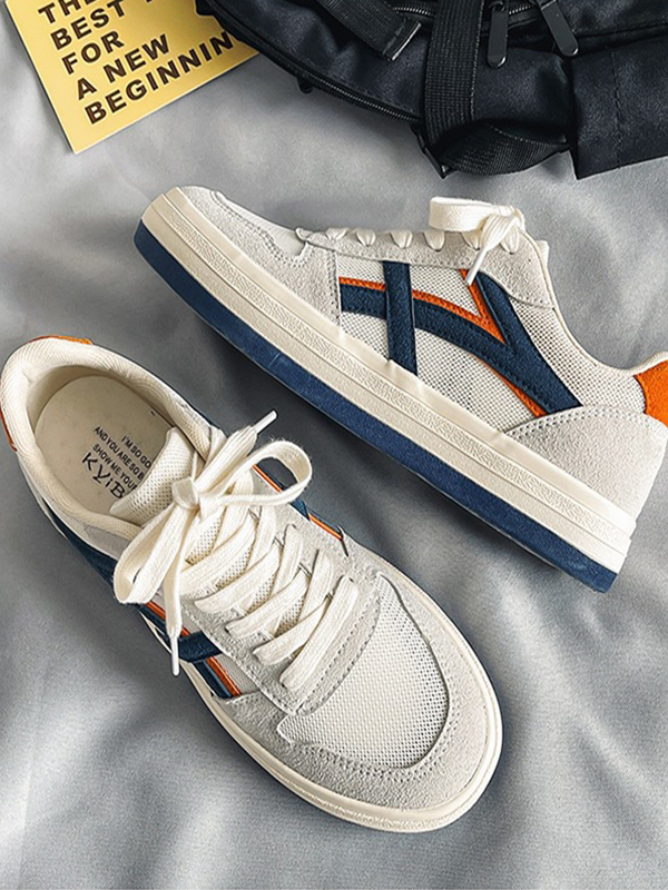 Zapatillas casuales transpirables de malla para hombre-2